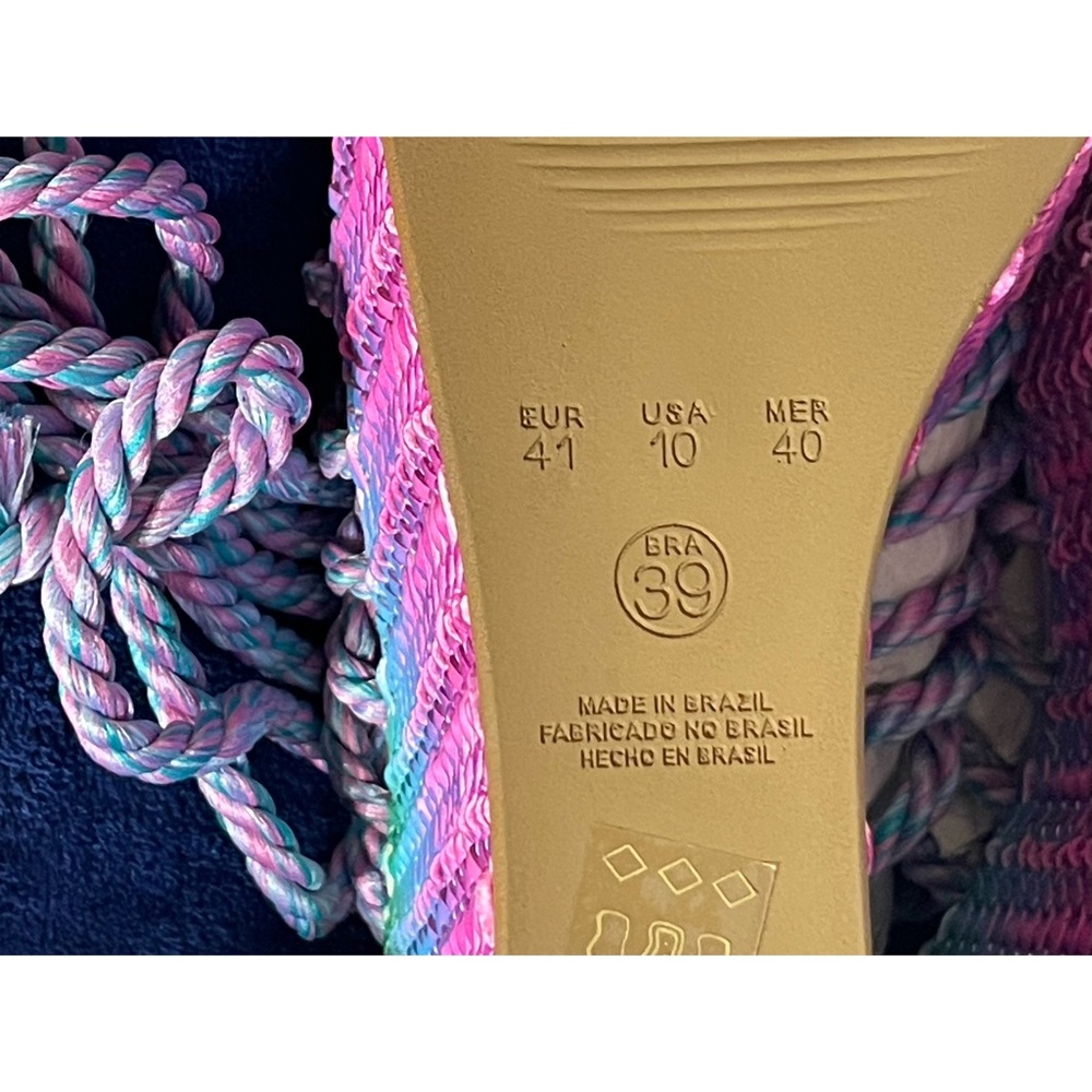 Anthropologie x Raphaella Booz Jute Wedge Sandals NWT SZ 9, 10 - Picture 11 of 14